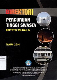 Direktori perguruan tinggi swasta kopertis wilayah VI